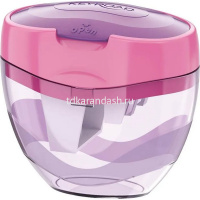 Точилка 3 отв. "Tri 3 Pastel" (8,11,16мм) с контейнером, пластик, 3 цвета KR972414 от магазина "Карандаш"