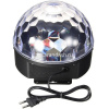 Диско Шар 18х14см музыкальный, черный (USB, Bluetooth) 2021-32