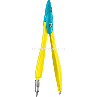 Циркуль "Study pop" + грифель, металл/пластик, эргономичная головка, в футляре 194500 от магазина "Карандаш"