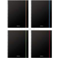 Тетрадь А4 80л клетка "Accent" на спирали, пластиковая обложка, на резинке 53142 от магазина "Карандаш"