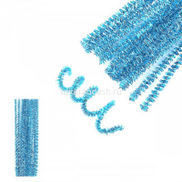 Проволока шенил блестящая 100шт. 30см, цвет ассорти Y728-13 от магазина "Карандаш"