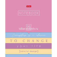Тетрадь А5 96л клетка "Будь собой!" на скобе матовая ламинация 5 дизайнов 96Т5лВ1/080274 от магазина "Карандаш"