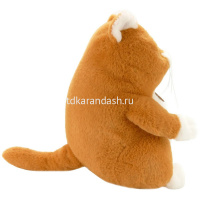 Толстый кот 33см рыжий AT365270 от магазина "Карандаш"
