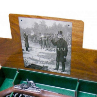 Пистоли дуэльные 38см 2шт. "Брешиа" 40х25х7см металл, дерево DE-1013-2-G от магазина "Карандаш"