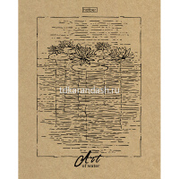 Тетрадь А5 96л клетка "Art of nature" на скобе крафт 96Т5В1/057592 от магазина "Карандаш"