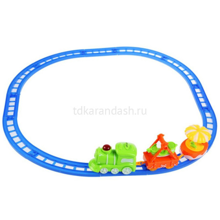 Железная дорога 30х20,5х7,5см длина пути 192см (свет, звук) 1805B265-R от магазина "Карандаш"