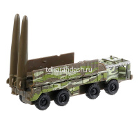 Машина "ОТРК Искандер-М" хаки, инерционная, металл 15см (открывающиеся двери) SB-17-62-B(GN)-WB от магазина "Карандаш"