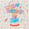 Салфетки "Happy Birthday" 33х33см 20шт 4 вида Y10989-24