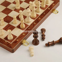 Шахматы 42х42см дерево W5207 от магазина "Карандаш"