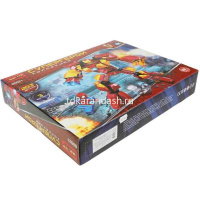 Конструктор "Супергерои" 203 детали 36х27х6см пластик (3 фигурки) 60021-ZH от магазина "Карандаш"