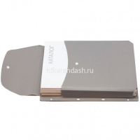 Папка-конверт на кнопке А4 пвх, перфорация, с расширением 2,5см, металлик 2308-114 от магазина "Карандаш"