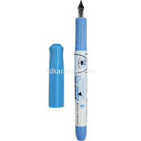 Ручка перьевая "Best friends" 0,38мм синяя + 1 картридж, круглый корпус Glossy Pro 20-0387 от магазина "Карандаш"