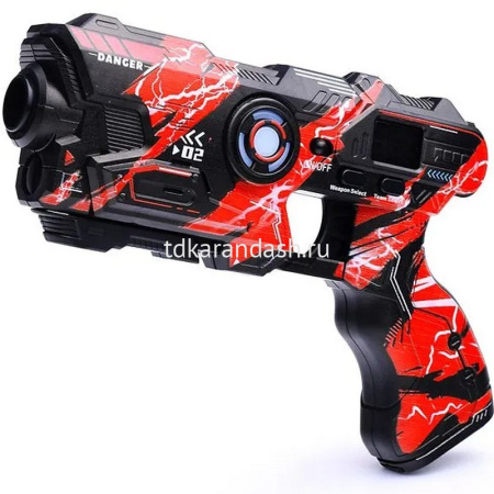 Набор оружия "Laser tag-2" 4 предмета 27х27см пластик (свет, звук) 2140C от магазина "Карандаш"