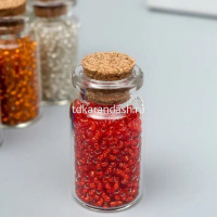 Набор бисера 2мм 12 цветов прозрачный с серебристым отверстием SGB №2 от магазина "Карандаш"