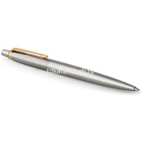 Ручка РШ "Parker Jotter Stainless Steel GT K691" М синяя в блистере 1953206 от магазина "Карандаш"
