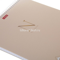 Блокнот А4 80л "Графика N" клетка, на спирали, жесткая подложка УФ-лак 092673 от магазина "Карандаш"