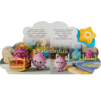 Книга "Малышарики. Засоня Ежик" (1 кнопка-звезда, 3 песни с огоньками) 8стр. 9785506036449 от магазина "Карандаш"