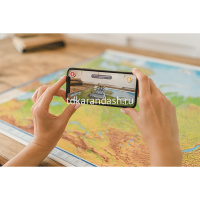 Карта России Физическая 1:8,5М 101х70 (с ламинацией) арт.КН051 00-00000002 от магазина "Карандаш"