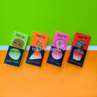 Ластик "HappyGraphix. Fastfood" 4 цвета 42-0051 от магазина "Карандаш"