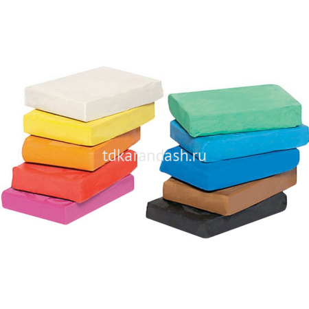 Пластилин 10 цветов 500гр. "Giotto Pongo" восковой, картон 510800 от магазина "Карандаш"