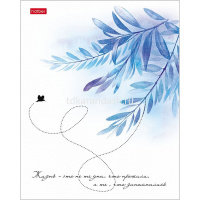 Тетрадь А5 96л клетка "Нежность" на скобе матовая ламинация тиснение 5 дизайнов 068197 от магазина "Карандаш"