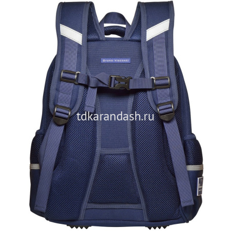 Рюкзак "Ежики. Романтика" 30х38х20см, 1000гр, 2 отделение, 2 кармана, синий 12-001-126/02 от магазина "Карандаш"