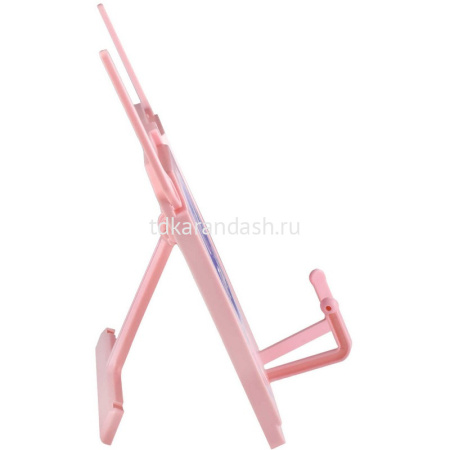 Подставка для книг "Девушка с барсом" 27х19,5х11см АБС-пластик, розовая 62674 от магазина "Карандаш"