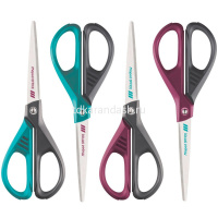 Ножницы 17см "Essentials Green Deco" сталь, ручки пластик, эргономичные, цвет ассорти 468002 от магазина "Карандаш"