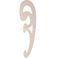 Набор лекал 3шт/уп пластик (10,5см/10,5см/25см) 750068 от магазина "Карандаш"