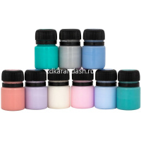 Краски акриловые 9 цветов 20мл "Романтик" матовые 143411881 от магазина "Карандаш"