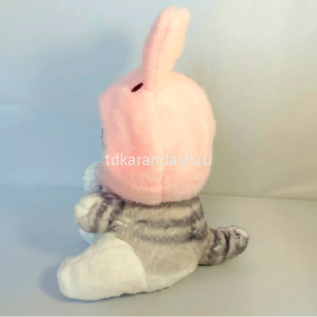 Котенок в костюме 22см 3 цвета XM25140 от магазина "Карандаш"