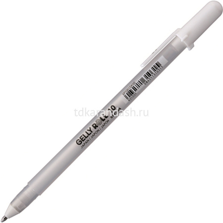 Ручка гелевая "Gelly Roll" 1мм белая XPGB10#50