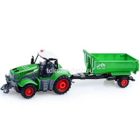 Трактор с прицепом р/у 42х9х11см с аккумулятором, пластик (свет) XD625-5A от магазина "Карандаш"