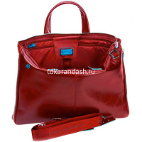 Сумка для ноутбука "Blue Square" 42х31х3см, 1 отделение, красная, натуральная кожа CA4021B2/R от магазина "Карандаш"