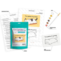 Набор для раскрашивания по номерам "Магнит. Что упало, то устало" 10х15см PNBM-042 от магазина "Карандаш"