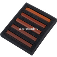 Сангина светлая/темная 5 цветов картонная упаковка 2721422311 от магазина "Карандаш"