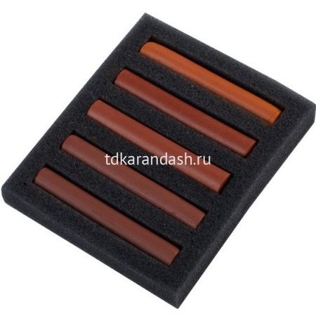 Сангина светлая/темная 5 цветов картонная упаковка 2721422311 от магазина "Карандаш"