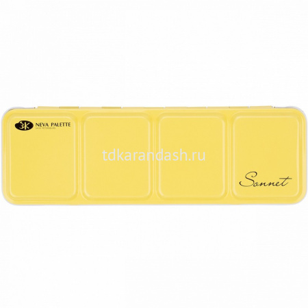 Краски акварельные 21 цвет "Сонет" 2,5мл кюветы металлическая упаковка 351101514 от магазина "Карандаш"
