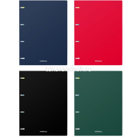 Тетрадь на кольцах А4 80л клетка "Classic" пластиковая обложка, 4 цвета 49678 от магазина "Карандаш"