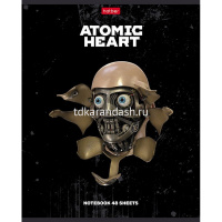 Тетрадь А5 48л клетка "Atomic Heart №2" на скобе 5 дизайнов 48Т5В1/084376 от магазина "Карандаш"