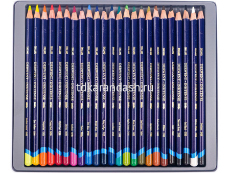 Карандаши акварельные 24 цвета "Inktense" круглые металл 0700929 от магазина "Карандаш"