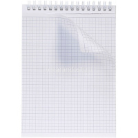 Блокнот А5 60л "SoloMatte. Сапфир" клетка, на спирали, ламинация Soft-touch 092892 от магазина "Карандаш"