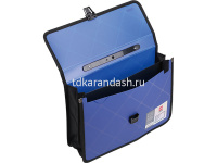 Портфель А4 2 отделения "Cube" 0,75мм синий E39634 от магазина "Карандаш"