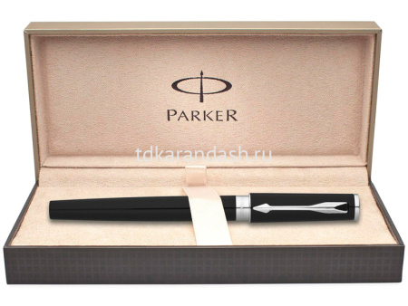 Ручка 5ый пишущий узел "Parker INGENUITY S Black CT" F черный стержень от магазина "Карандаш"