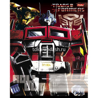 Тетрадь А5 12л линия "Трансформеры" на скобе 12Т5В2/042649 от магазина "Карандаш"