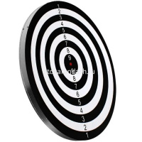 Дартс игольчатый d=29см, черный (6 дротиков) XJ2444 от магазина "Карандаш"