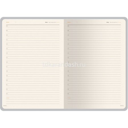 Ежедневник недатированный А5 "Prestige" 320стр., бордовый, искусственная кожа, магнитная застежка от магазина "Карандаш"