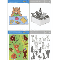 Карточки с веселыми заданиями. Развиваем внимание и память 4+ \ Куликова Е.Н. 18стр. от магазина "Карандаш"