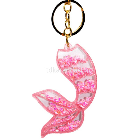 Брелок со стразами, размер ассорти, пластик, 7 видов SL2247 от магазина "Карандаш"