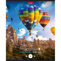 Тетрадь А5 96л клетка "Музыка зовет" на скобе 5 дизайнов 96Т5В1/075202 от магазина "Карандаш"